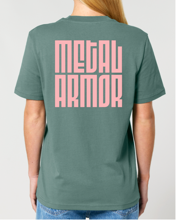 T SHIRT SUMMER COLLECTION METAL ARMOR ROSE