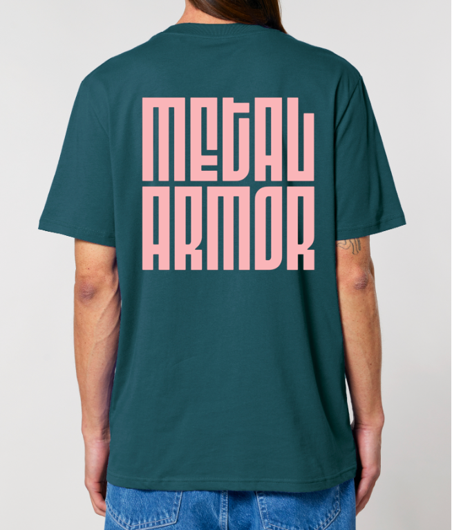 T SHIRT SUMMER COLLECTION METAL ARMOR ROSE