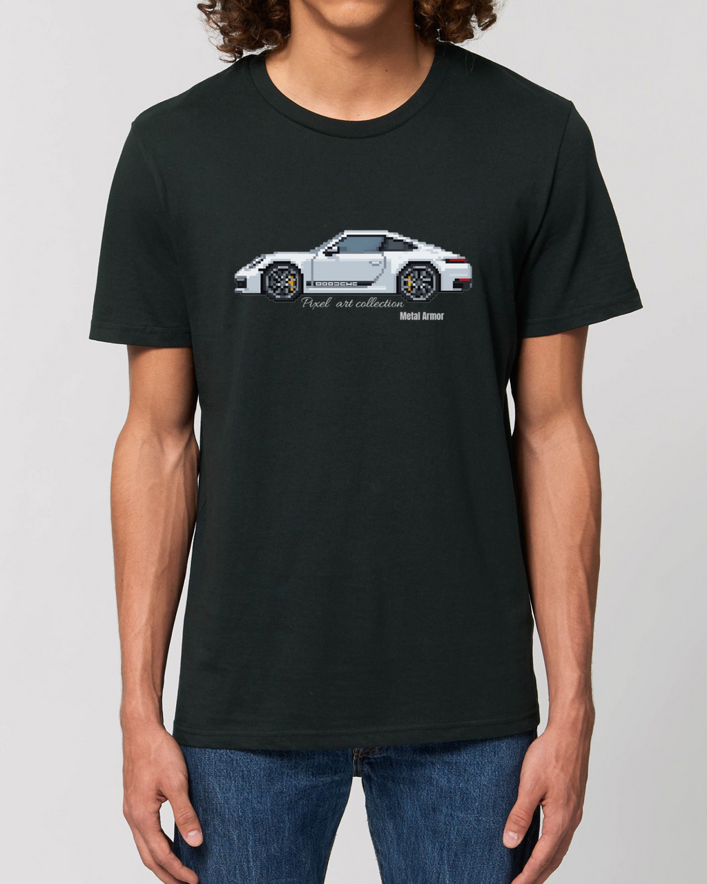 T SHIRT PIXEL'ART 9.92 BLANCHE