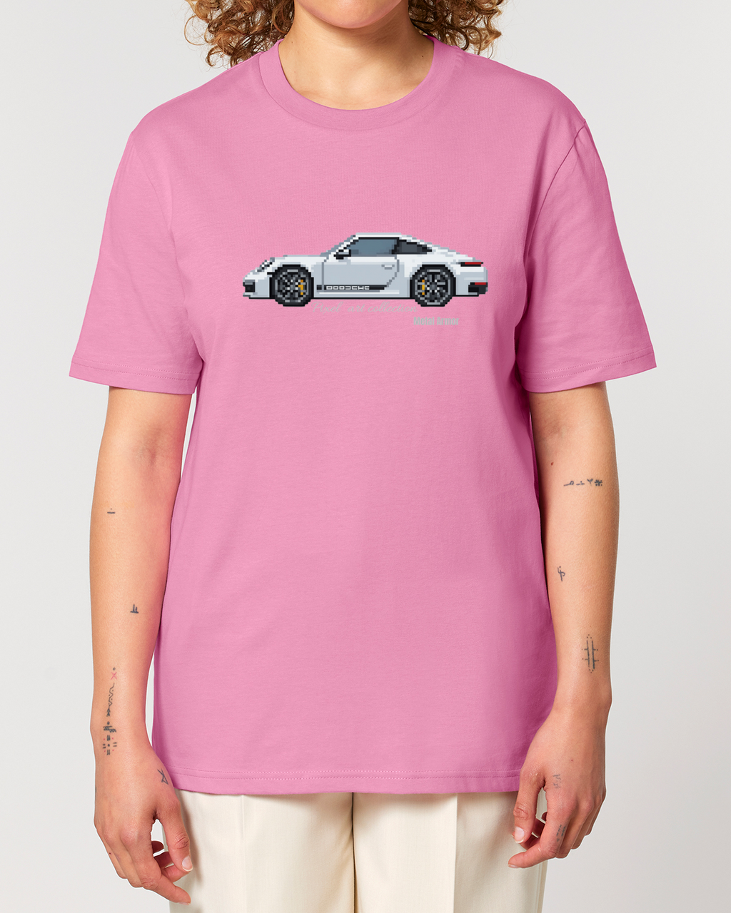 T SHIRT PIXEL'ART 9.92 BLANCHE