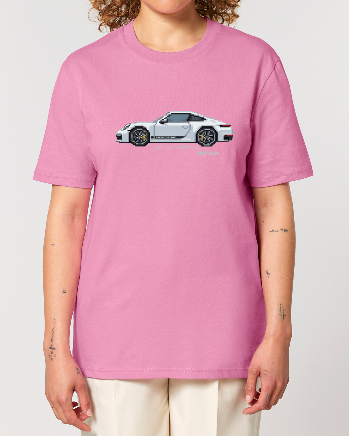 T SHIRT PIXEL'ART 9.92 BLANCHE