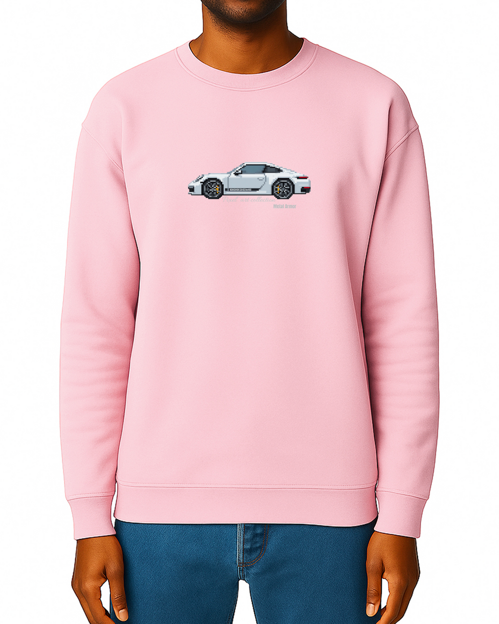 SWEAT PIXEL'ART 9.92 BLANCHE