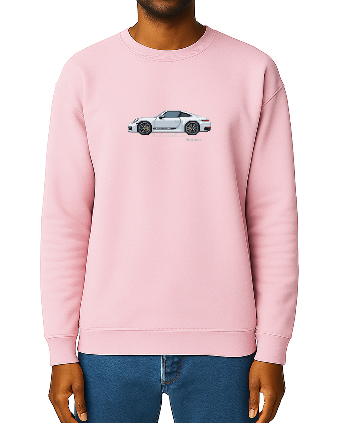 SWEAT PIXEL'ART 9.92 BLANCHE
