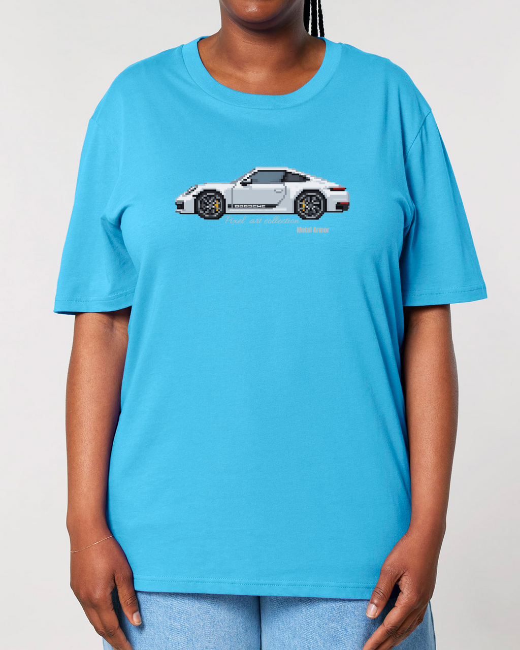 T SHIRT PIXEL'ART 9.92 BLANCHE