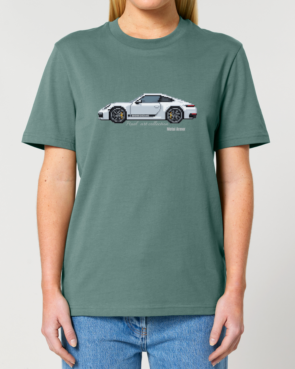 T SHIRT PIXEL'ART 9.92 BLANCHE