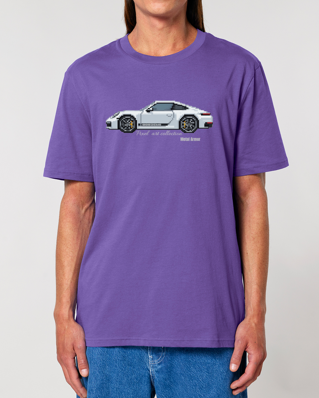 T SHIRT PIXEL'ART 9.92 BLANCHE