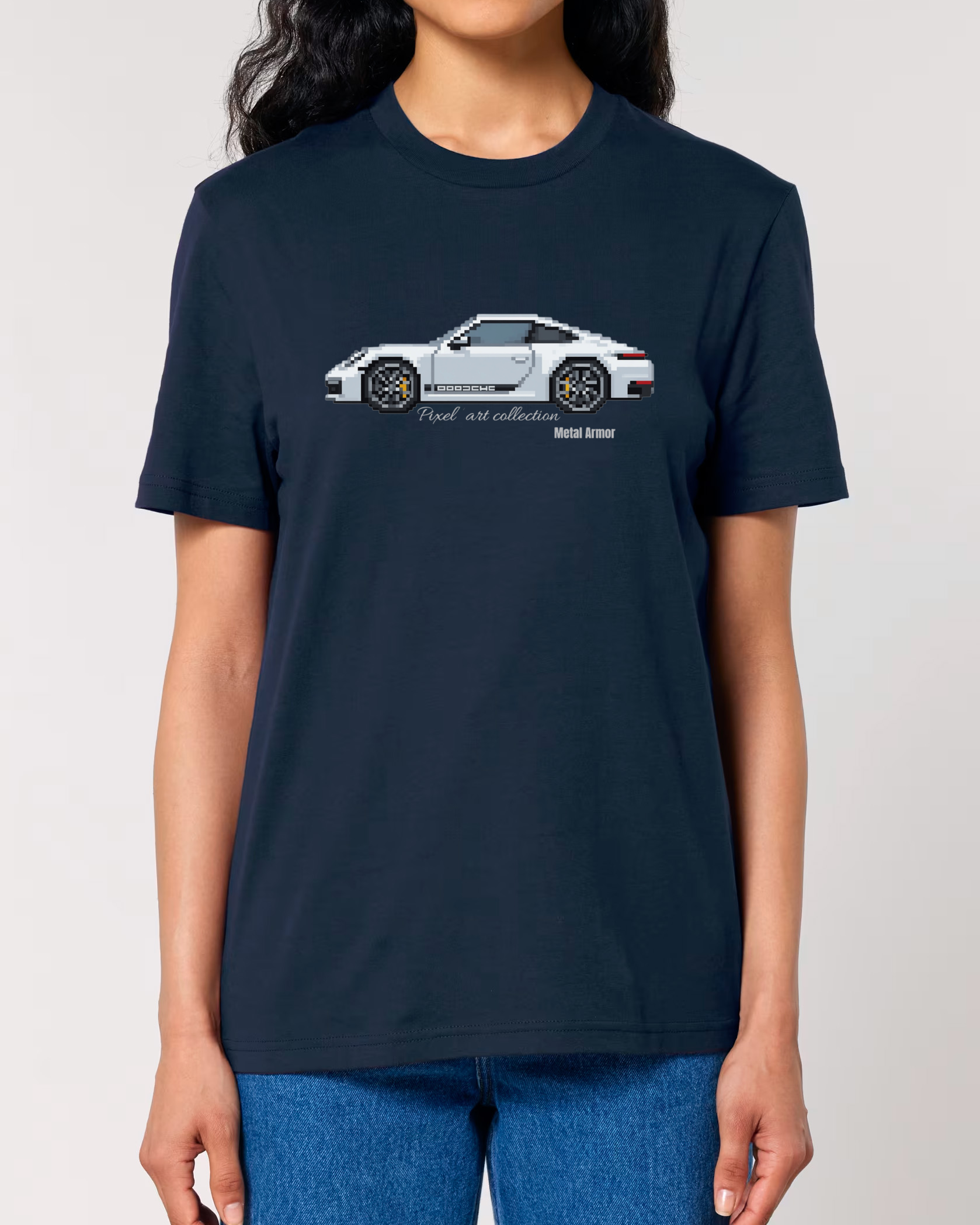 T SHIRT PIXEL'ART 9.92 BLANCHE