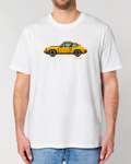 TSHIRT PIXEL'ART 9.11 JAUNE VINTAGE
