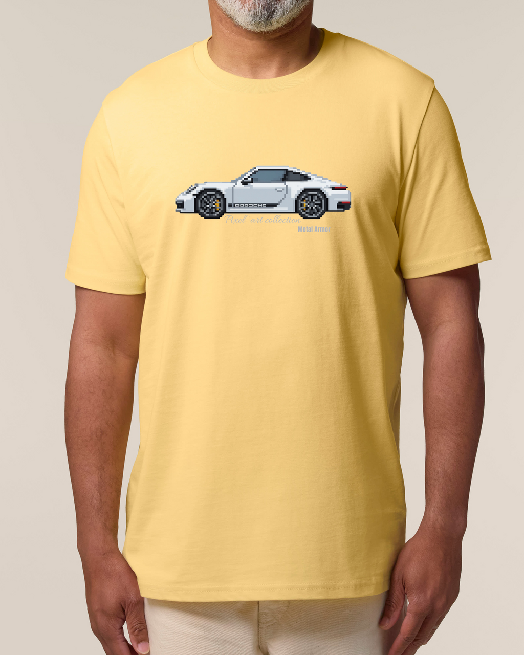 T SHIRT PIXEL'ART 9.92 BLANCHE