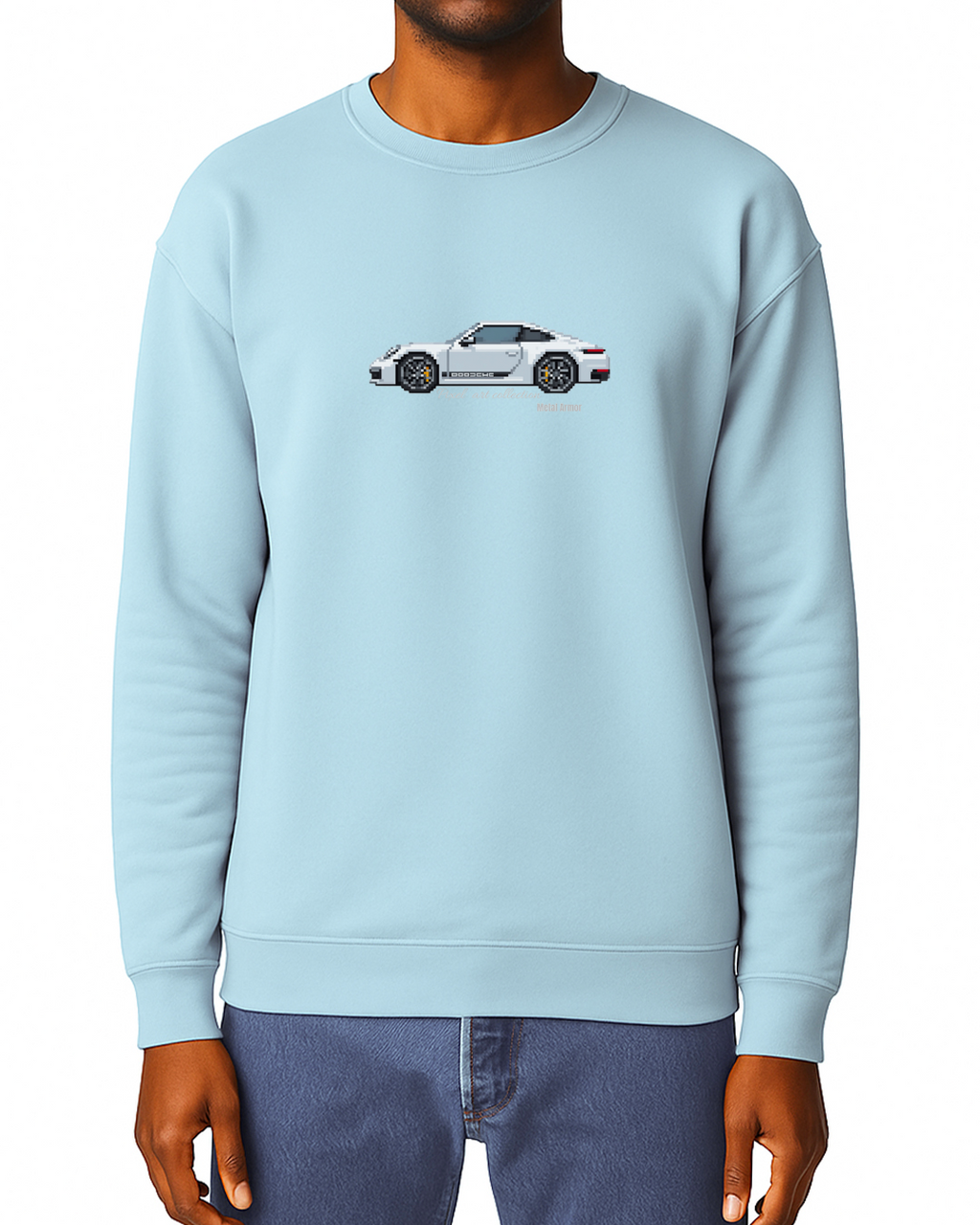 SWEAT PIXEL'ART 9.92 BLANCHE
