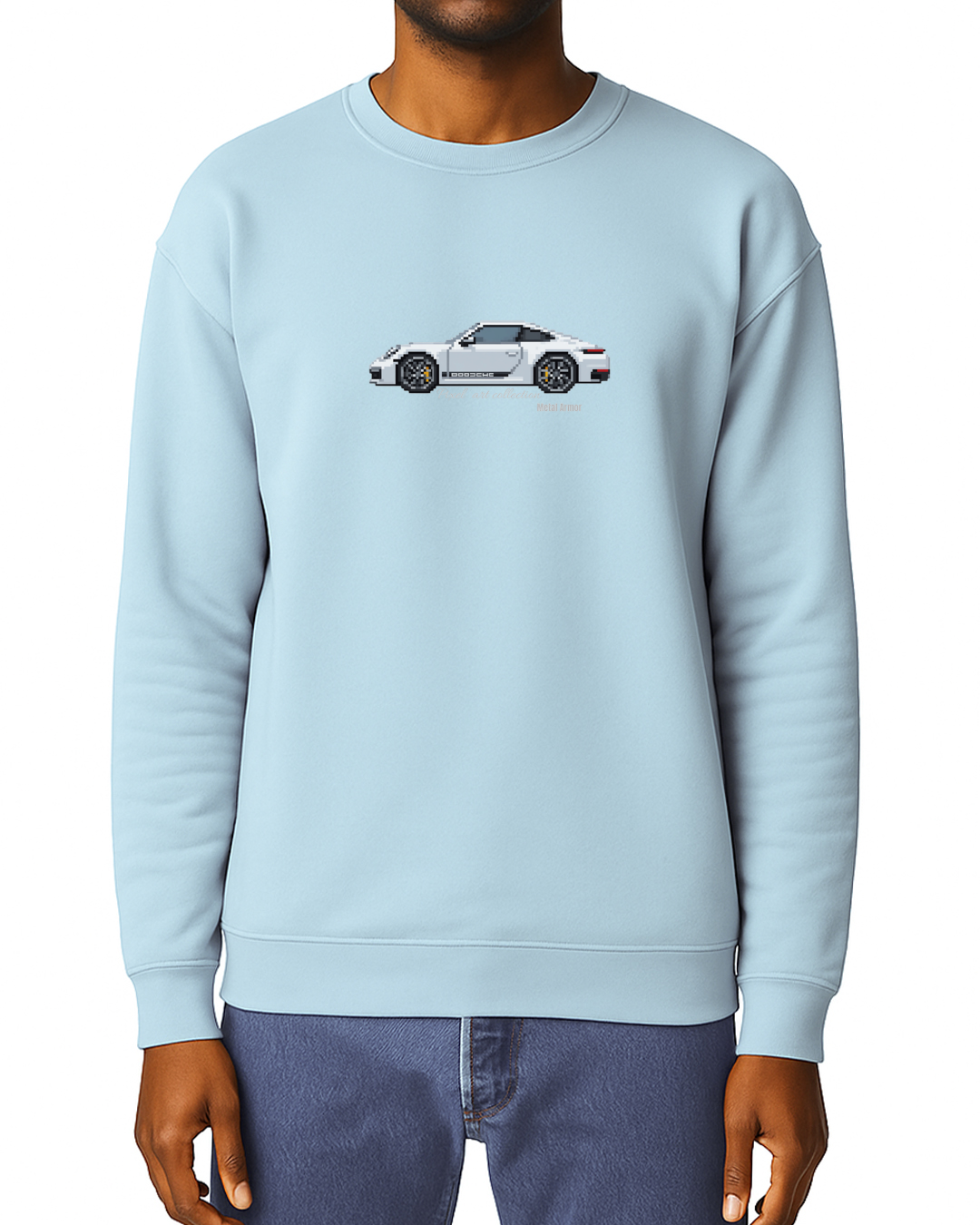 SWEAT PIXEL'ART 9.92 BLANCHE