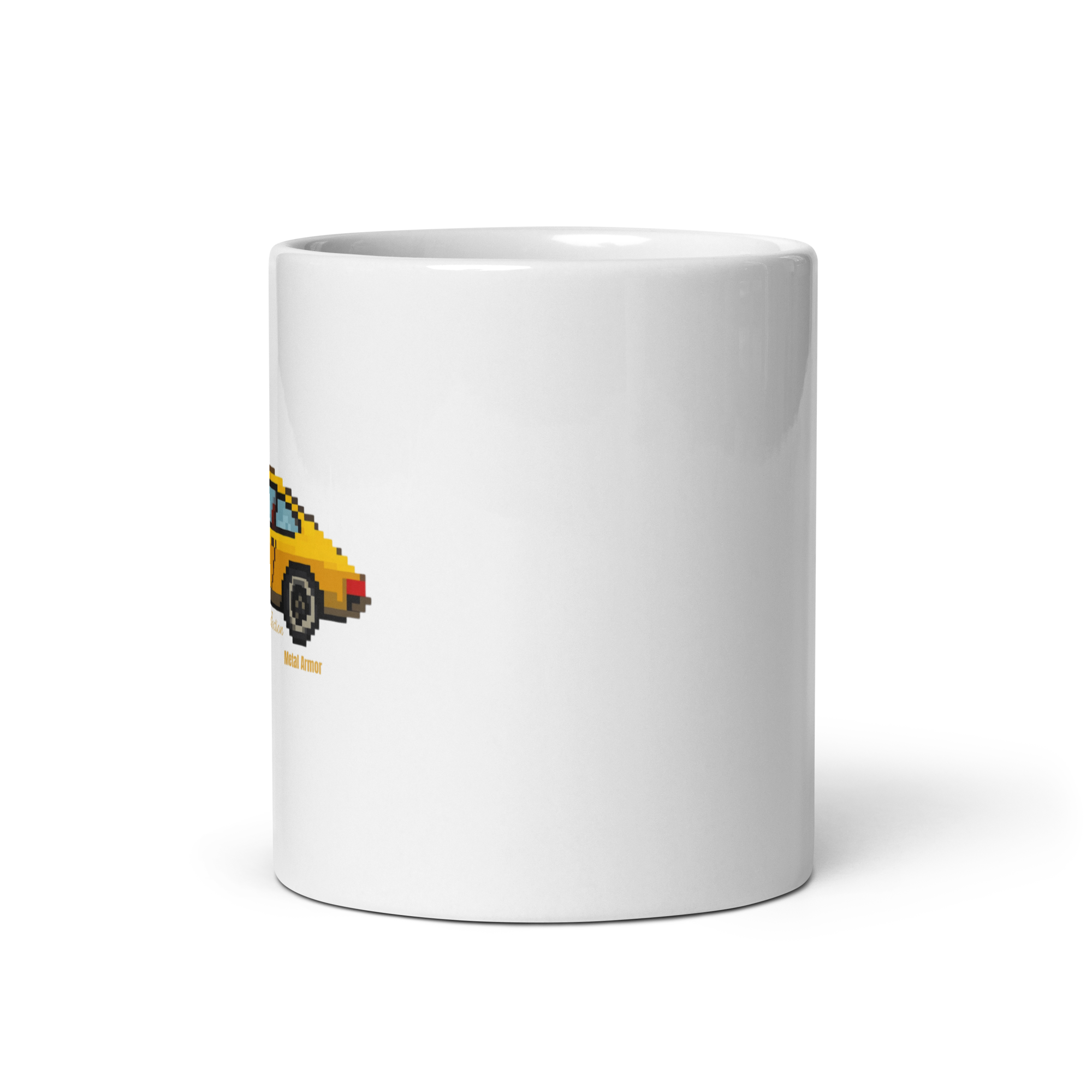 MUG PIXEL'ART 9.11 JAUNE VINTAGE