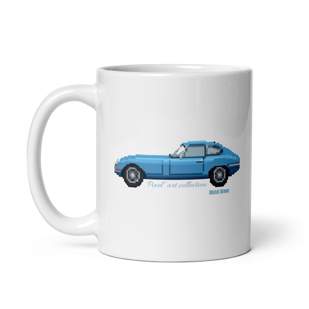 MUG PIXEL'ART JAG E.T BLEUE VINTAGE